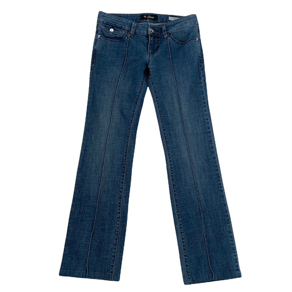 Guess Women’s Low Rise Straight Leg Long Pants Jeans Size 27